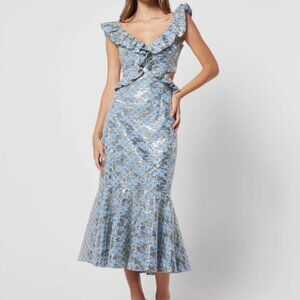 Elliatt Parker Ruffle Midi Dress